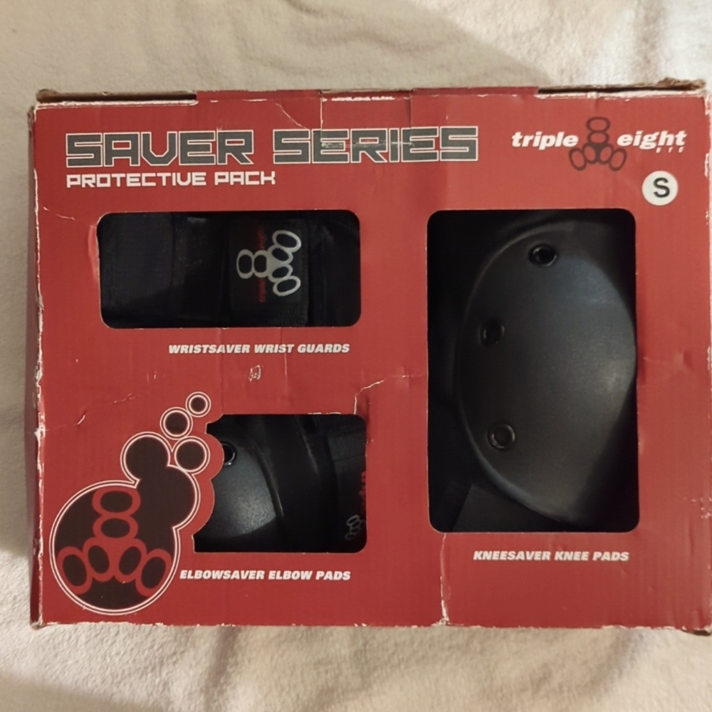 TripleEight|NYC Saver Series proactive pack Skate/Rollerskate 3pk pads SizeSmall